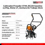 Cultivador Fresador STIHL BC230 Gasolina -Equipmaster
