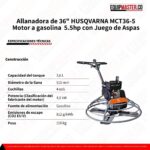 Helicoptero HUSQVARNA MCT36-5- Equipmaster