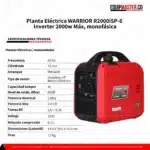 Planta Electrica R2000iSP-6 Inverter WARRIOR -Equipmaster