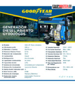 Generador Goodyear Electrico Diesel GY8000GDS -Equipmaster