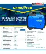 Caja de Control WM2300iS de 30Amp GOODYEAR Para Conexión En Paralelo De Dos Plantas GY2300iS - Imagen 7