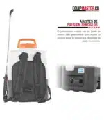 Fumigadora De Espalda HUSQVARNA 318iS20 De Lanza, 20lts A Batería 12v-4amp - Imagen 5