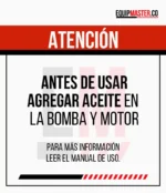 Equipo sin aceite Gasolina y Diesel -Equipmaster