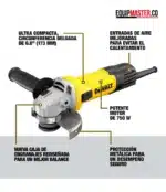 Pulidora DEWALT DWE750-B3 -Equipmaster