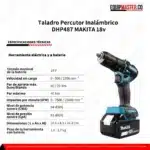 Taladro-Percutor-Inalámbrico-MAKITA-DHP487-Equipmaster
