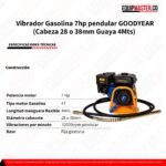 Vibrador pendular gasolina goodyear EM-FCVR-GYW2153RS -Equipmaster