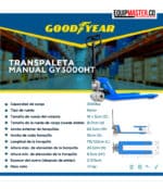 Estibadora Manual GY3000HT GOODYEAR -Equipmaster
