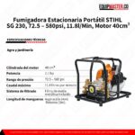 Fumigadora Estacionaria Portátil STIHL SG 230- Equipmaster