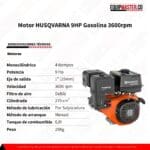 Motor Husqvarna Gasolina HH270MP -Equipmaster