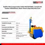 Rodillo Doble Vibrocompactador MASTER R600 - Equipmaster