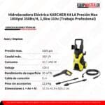 Hidrolavadora Electrica KARCHER K4 LA -Equipmaster