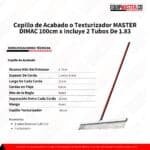 Cepillo de Acabado o Texturizador CP100DIMAC -Equipmaster