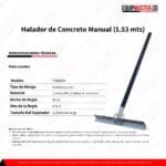 Halador De Concreto MASTER Manual 1.53mts - Equipmaster