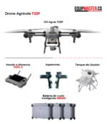 Dron agrícola DJI-AGRAS-T25P-Equipmaster