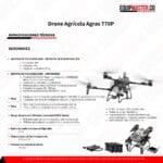 Drone Agrícola Agras T70P -Equipmaster