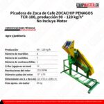 Picadora De Zoca De Café PENAGOS ZOCACHIP TCR-100 Sin Motor