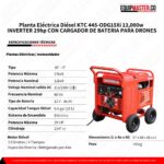 Planta eléctrica Diesel Inverter 13kVA -Equipmaster