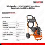 Hidrolavadora agrícola Husqvarna HP3000 -Equipmaster