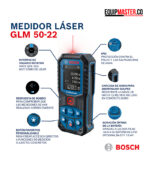 Medidor Láser bosch GLM 50-22 -Equipmaster