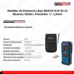Medidor de Distancia Bosch GLM 50-22 -Equipmaster