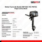 Motor fuera de borda SEA-TEC liviano de 21kg -Equipmaster