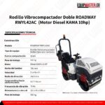 Rodillo doble ROADWAY RWYL42AC -Equipmaster