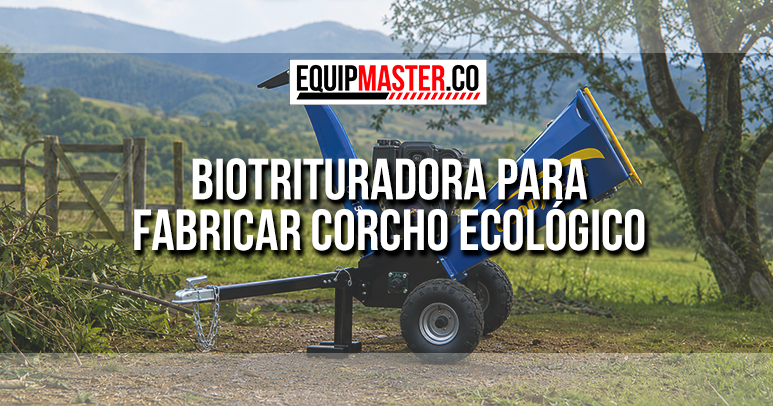 Biotrituradora para fabricar corcho ecológico - equipmaster.co