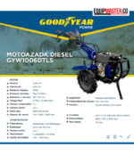 Ficha tecnica motoazada diesel goodyear gyw1006dtls 10hp -Equipmaster