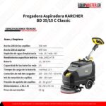 Fregadora-Aspiradora BD 35-15C Classic -Equipmaster