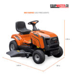Tractopodador Evans TP1642 medidas y dimensiones de empaque - Equipmaster