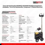 Ficha Tecnica Torre de Iluminacion ADVANCE AG5500M
