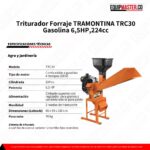 Ficha tenica Triturador forrajero TRC30 -Equipmaster