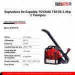 Sopladora Toyama TB57B 3.4HP Gasolina -Equipmaster