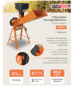 Triturador forraje electrico Tramontina TE25T - Equipmaster