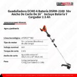 Cortahierba a batería DSRM-2100 -Equipmaster
