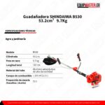 Desbrozadora Shindaiwa Trabajo Pesado B530 Equipmaster