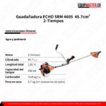 Ficha tecnica Desbrozadora echo srm 4605 -Equipmaster